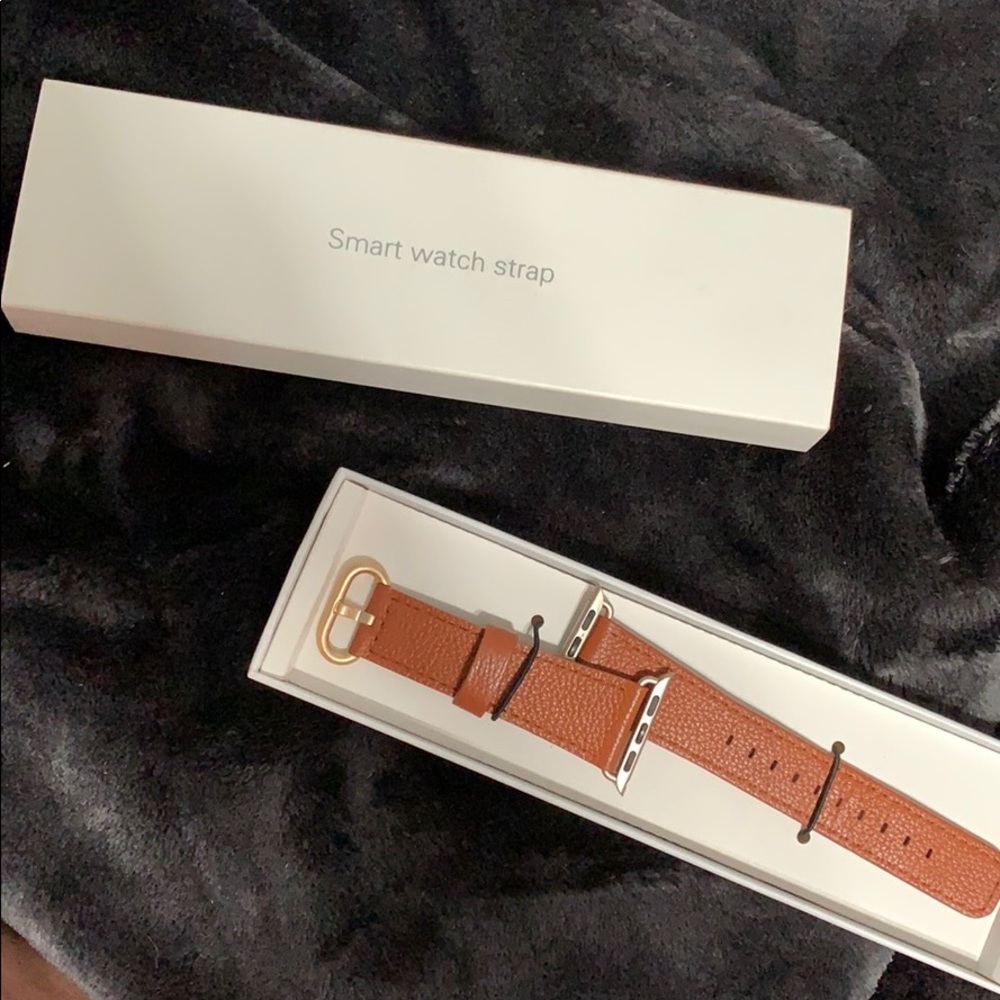 Apple Watch 38mm band brown leather